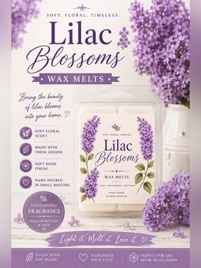 💜🪻Lilac Blossoms Wax Melts🪻💜